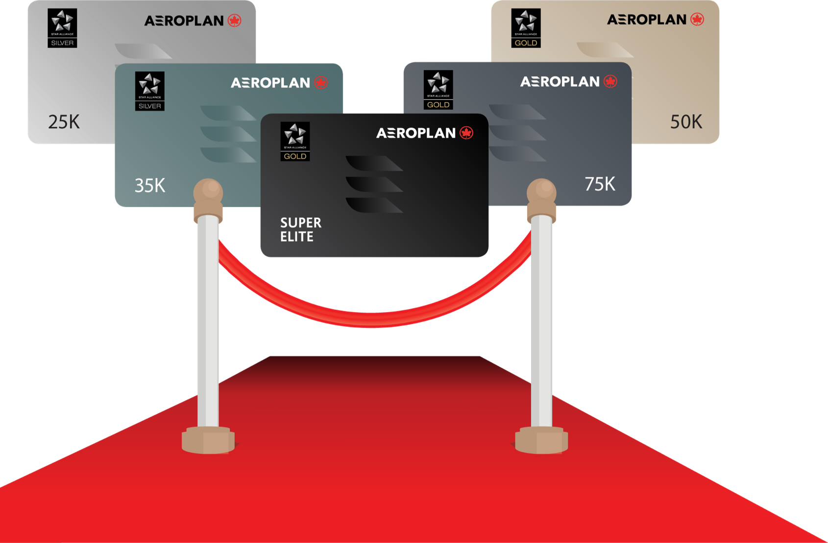 card on red carpet image