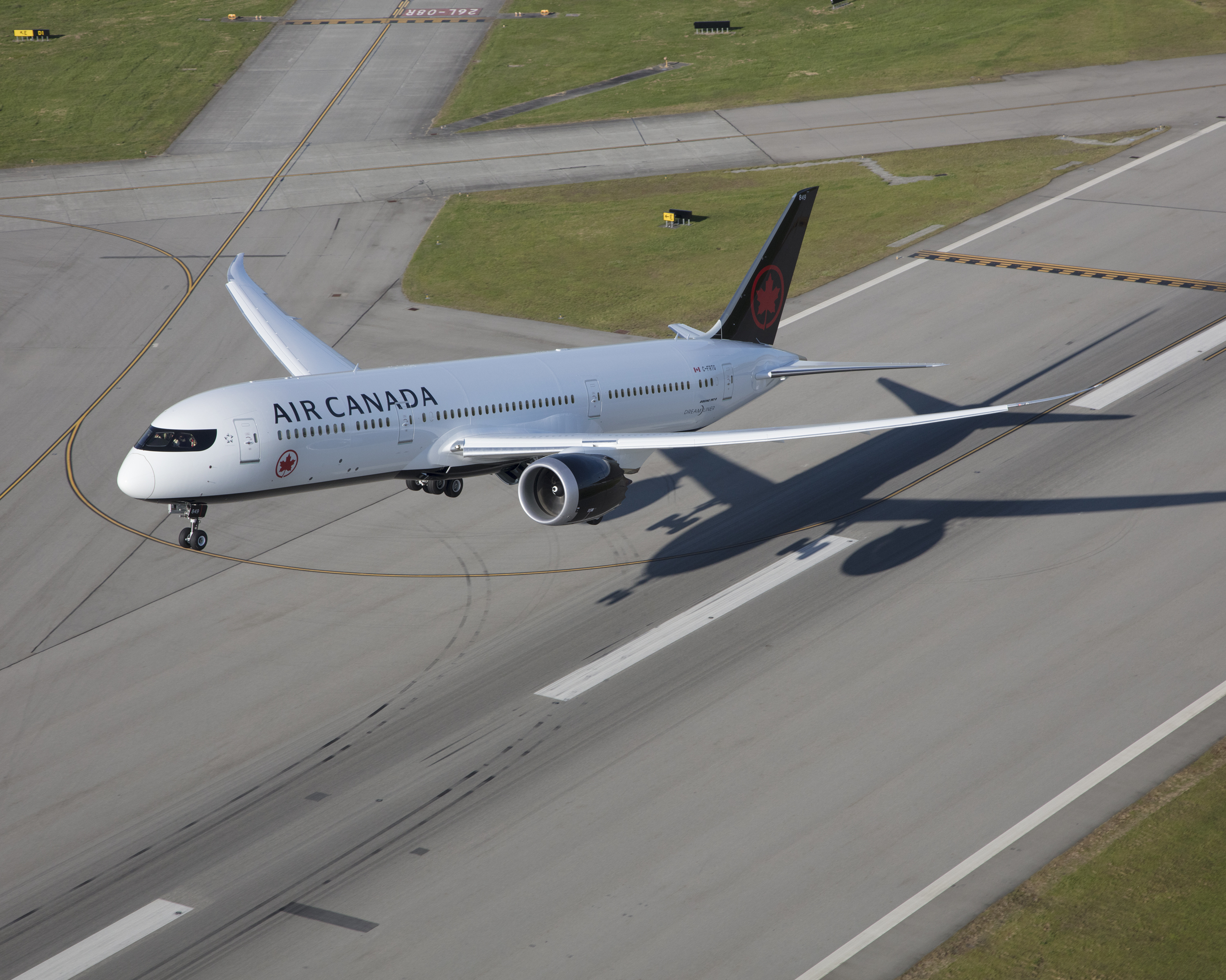 Boeing 787 Dreamliner van Air Canada (Bron: Air Canada)